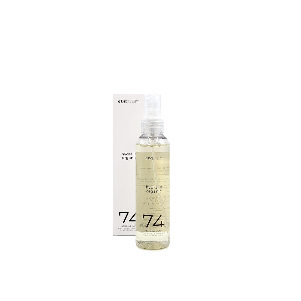 Eva | Hydra-in Organic #74 Açai Shine Water | Lightweight Hydration & Shine Spray