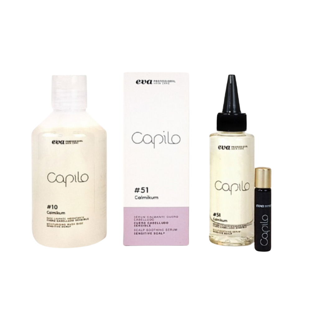 Eva | Capilo Sensitive Scalp Bundle – 2-Step Soothe & Repair System