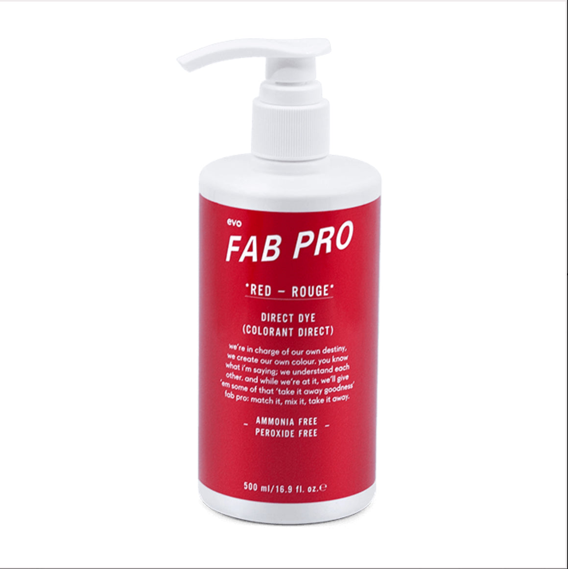 Evo | Fabuloso Pro | Red Colour Intensifier | 500ml