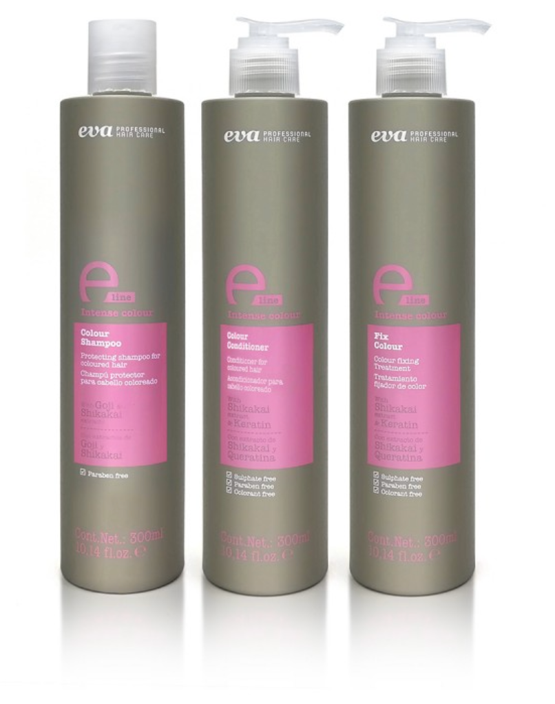 Eva | E-line | Colour Pack | Shampoo, Conditioner and Leave-in