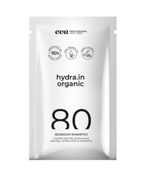 Eva | Hydra-in Organic #80 Sesamum pH Neutral Shampoo | Travel size