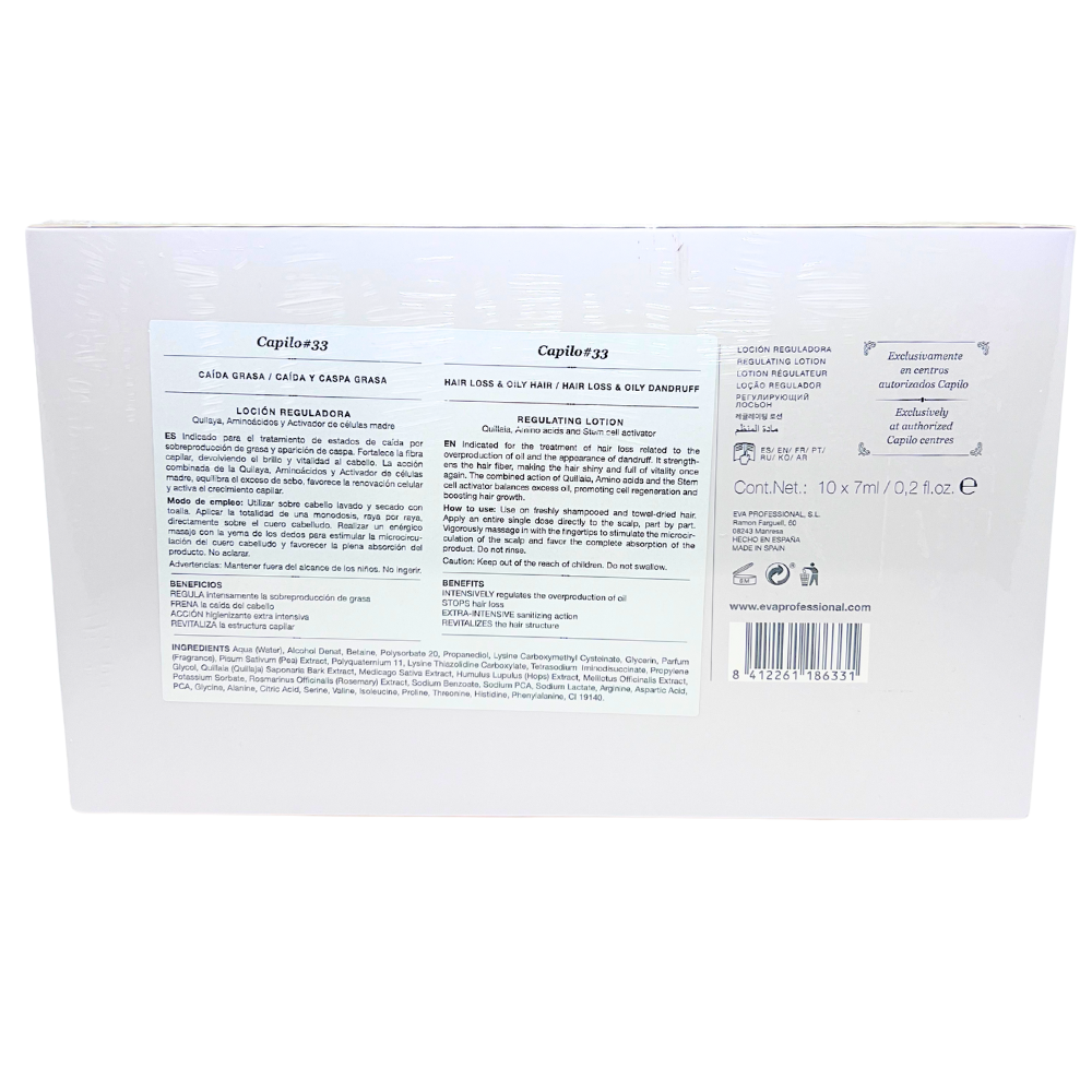 Eva | Capilo Vitalikum #33 | Aqua-Infusion Leave-In Scalp Lotion | Hair Loss & Oily Scalp