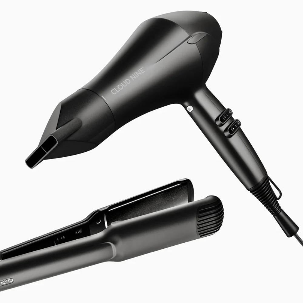 The Wide Iron Straighteners Airshot Hairdryer Styling Set
