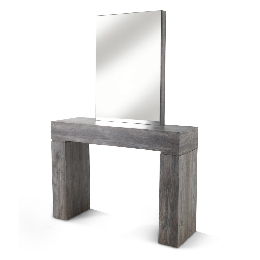 REM | Oasis | Styling Unit | 6 Position Island with Standard Mirror