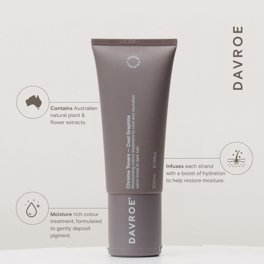 Davroe | Chroma | Cool Graphite Moisturising Colour Treatment