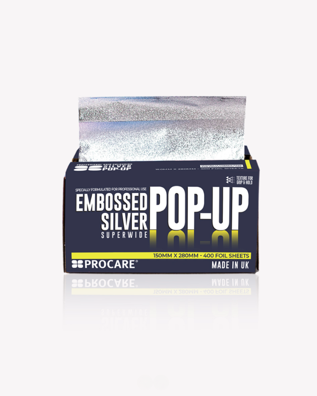 Procare | Superwide Pop ups | Silver | 150mm x 280mm | 400 Sheets