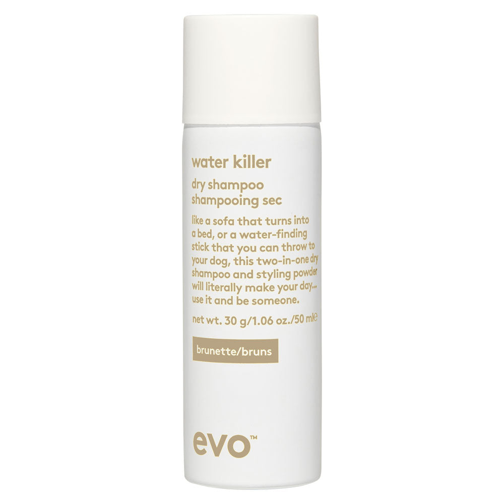 Evo | Water Killer Dry Shampoo Brunette |Travel Size